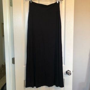 NEW Black Charlotte Russe Maxi Skirt